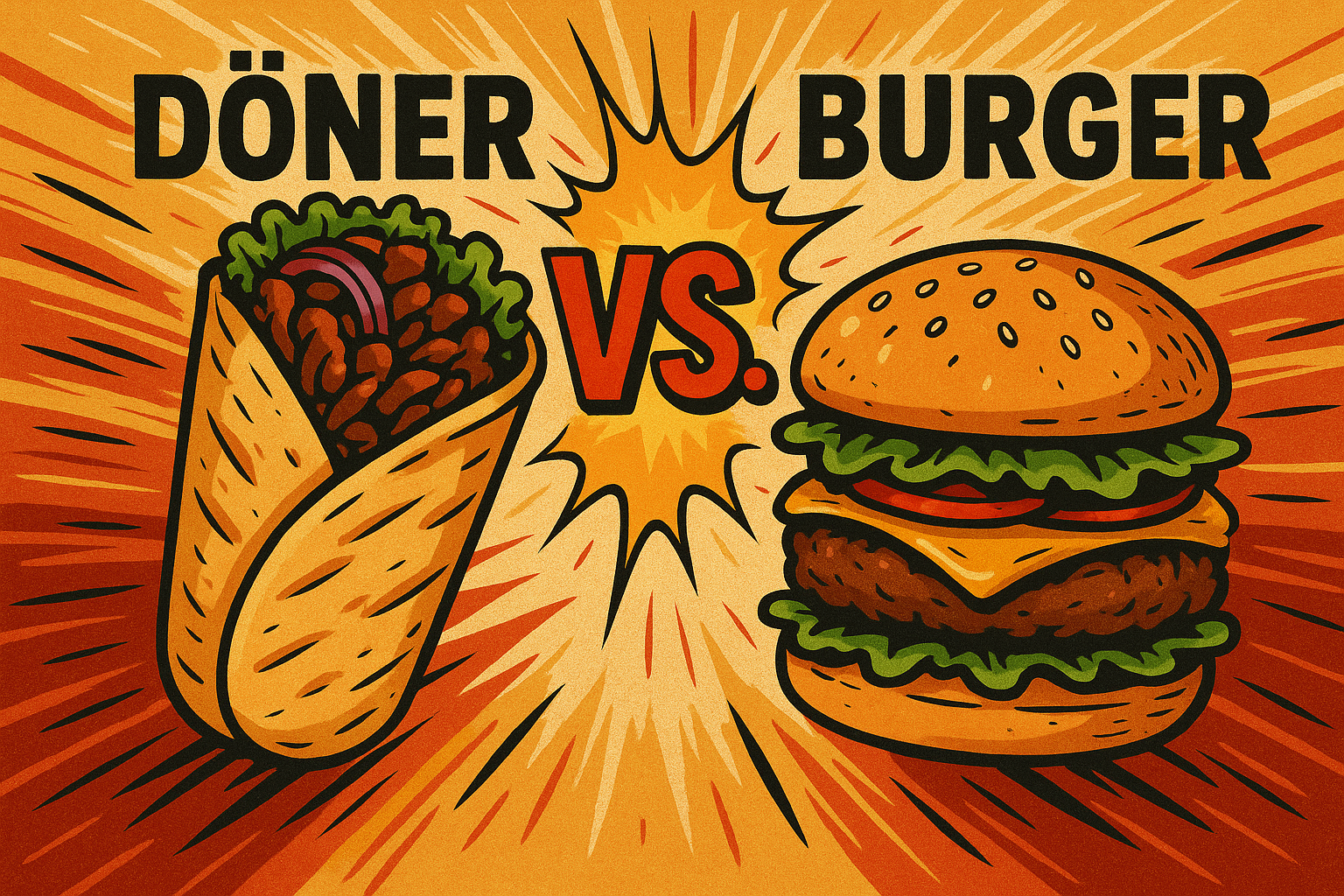 Döner vs. Burger - Wer gewinnt das Fast-Food-Duell?