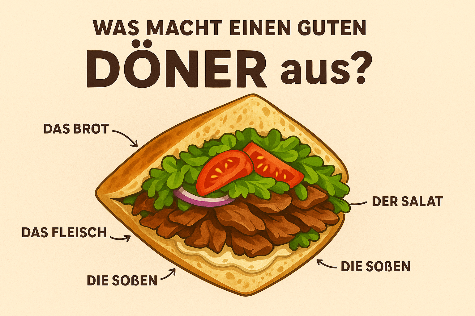 Was macht einen guten Döner aus?